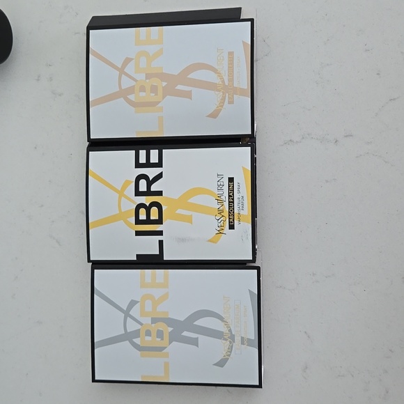 Brand New YVES SAINT LAURENT trio body lotion body balm Libre & 3x Libre samples - Picture 3 of 3